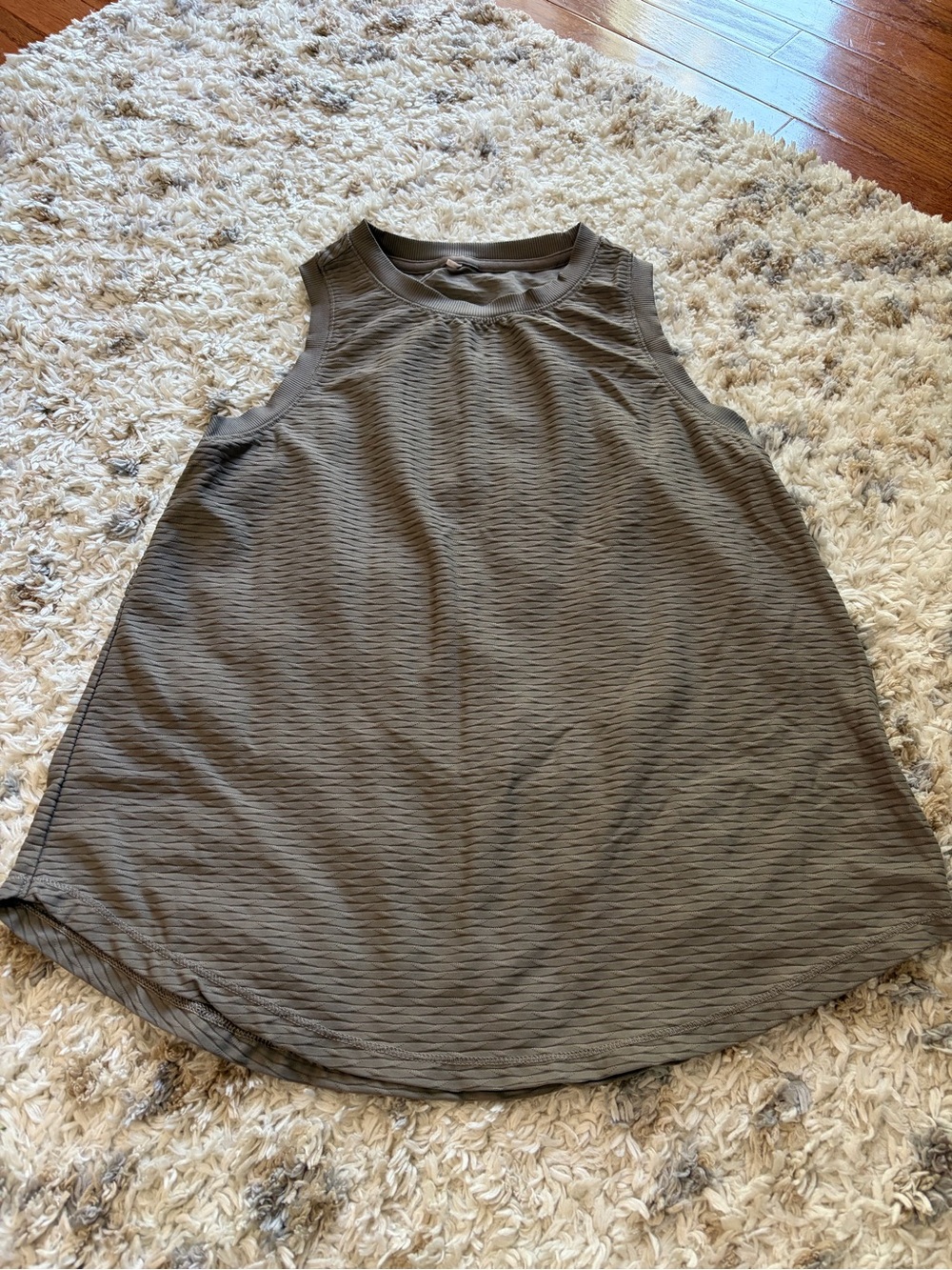CALIA by Carrie Underwood Tan Ribbed Sleeveless Tank*